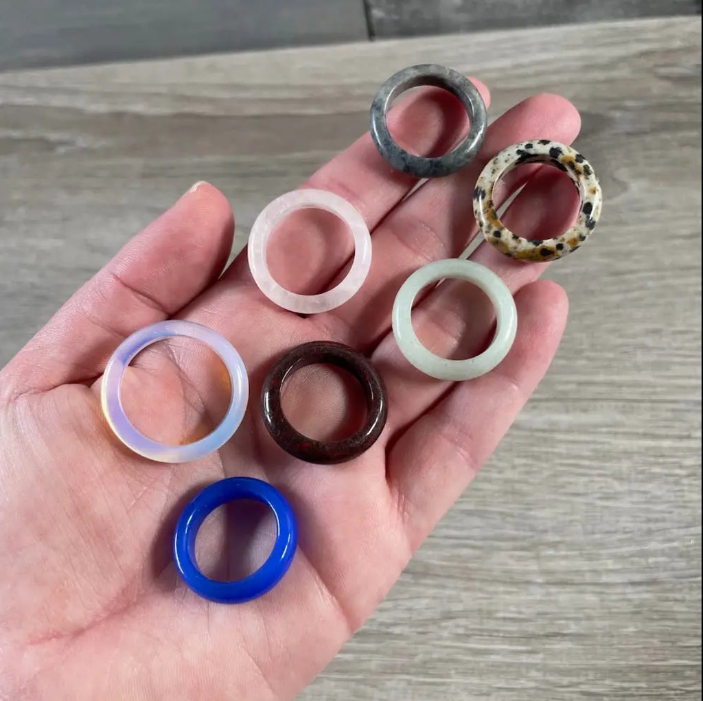 Assorted gemstone ring