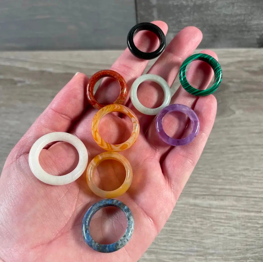 Assorted gemstone ring