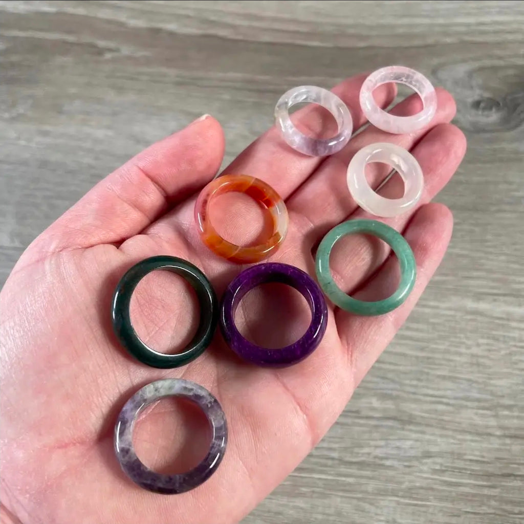 Assorted gemstone ring