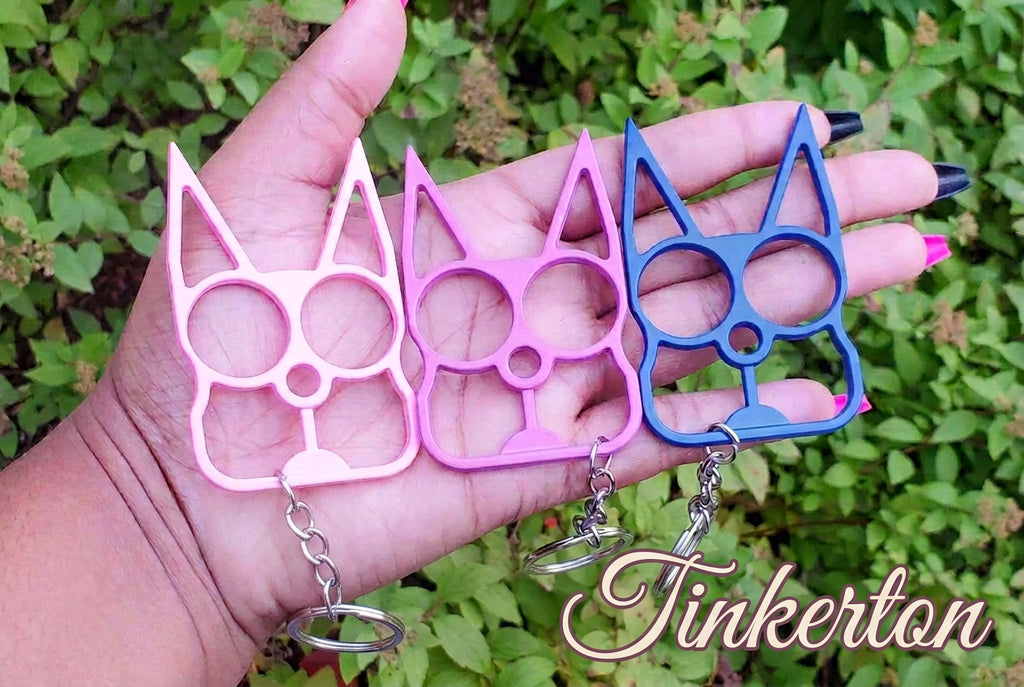Defense Kitty Keychains